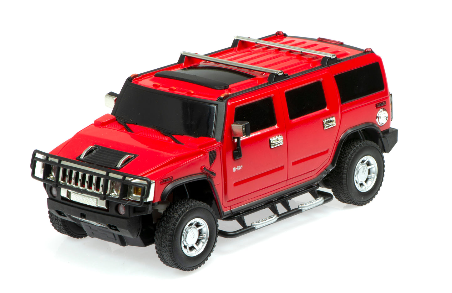 Hummer H2 RC automobilis - licencija 1:24 raudonas