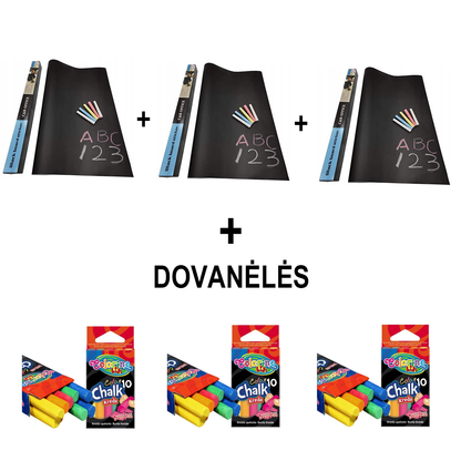 SAVAITĖS NUOLAIDA Priklijuojama piešimo lenta vaikams