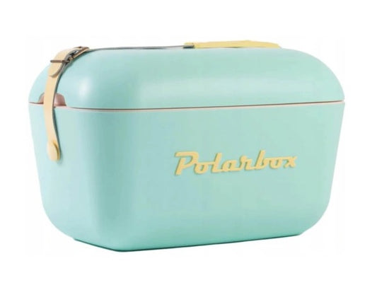 "PolarBox retro" 20L kelioninis šaldytuvas mėtų spalvos