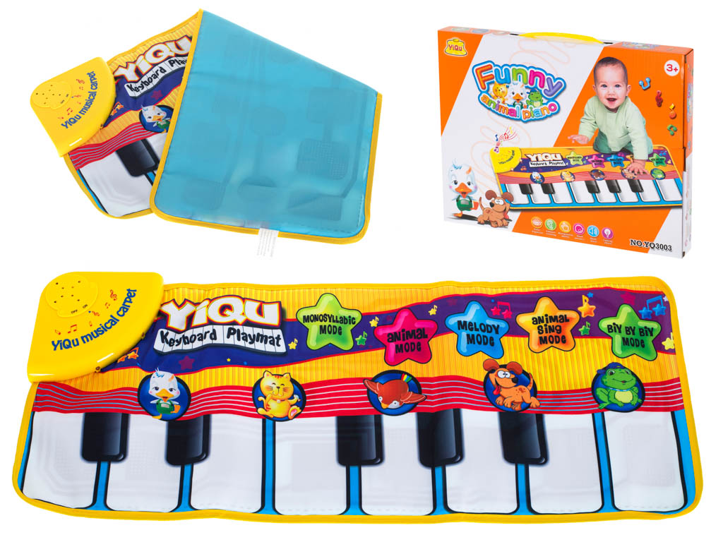 Mokomasis mini pianino kilimėlis 72x29cm