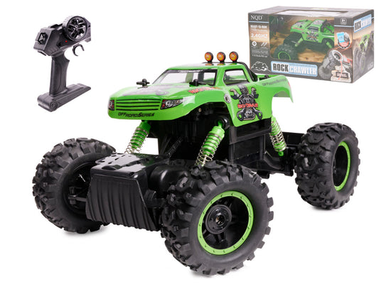 NQD ROCK CRAWLER KING RC automobilis 1:12 USB žalias