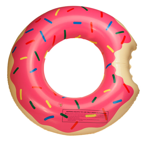 Donut pripučiamas ratas 80 cm rožinės spalvos
