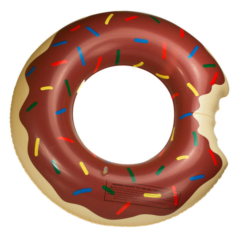 Donut pripučiamas ratas 80 cm rudos spalvos