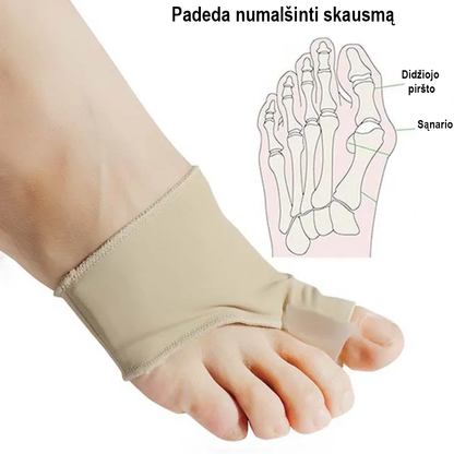 SAVAITĖS NUOLAIDA Ortopedinis pėdos pirštų deformacijos korektorius